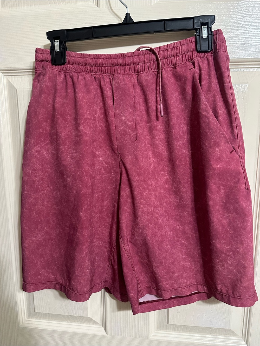 Washed Maroon Lululemon Shorts
